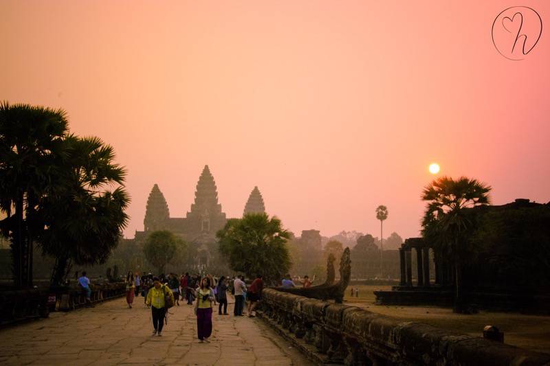 Angkor Wat Walkway Sunrise