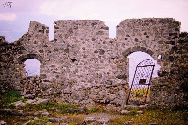 St Nicholas Island Ruins with gate