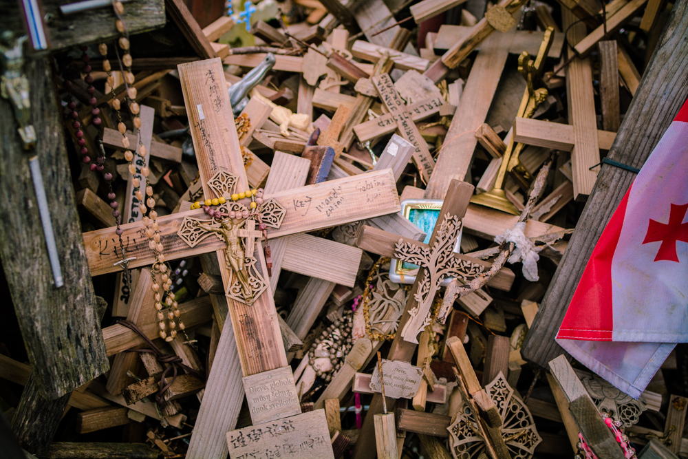 The Hill of Crosses, Lithuania: Holding strong to what you believe in